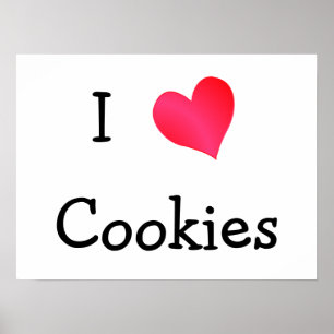 Póster I Love Cookies