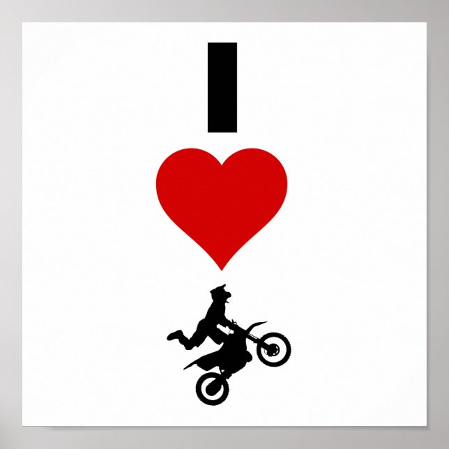 Póster I Love Motocross (Vertical) (Frente)