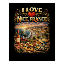 Póster I Love Nice