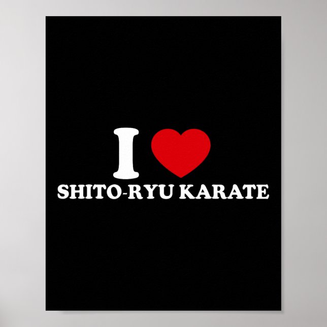 Poster I Love O-ryu Karate  (Frente)