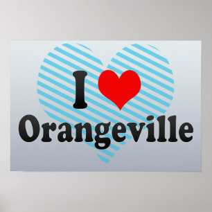 Póster I Love Orangeville, Canada