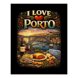 Póster I Love Porto