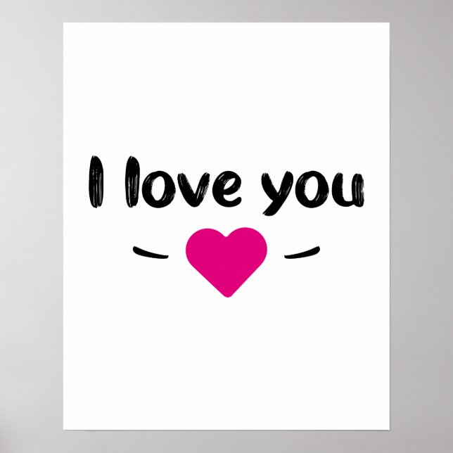 Poster I love you (Frente)