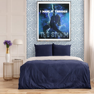 Poster I Made It Through The Storm - Christian Faith