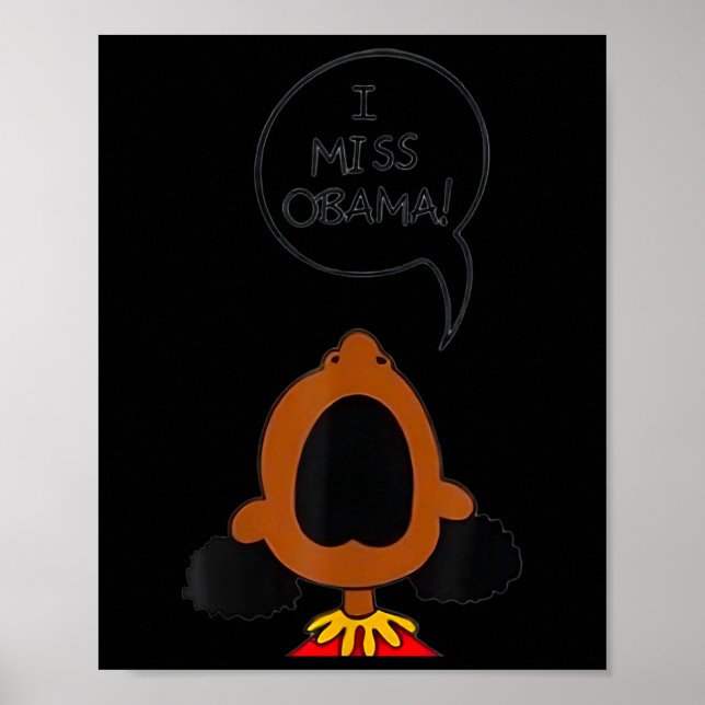 Poster I Miss Obama (Frente)