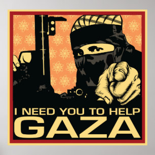 Póster I Need You To Help Gaza