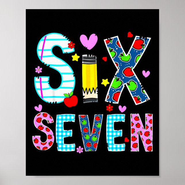 Poster I Survived 67 Days Of School Funny Meme Teacher St (Frente)