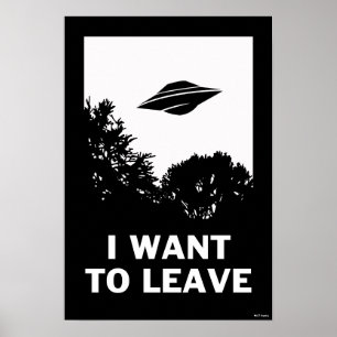 Poster I Want To Leave