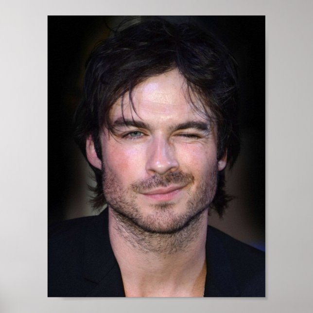 Poster Ian Somerhalder Piscar os olhos (Frente)