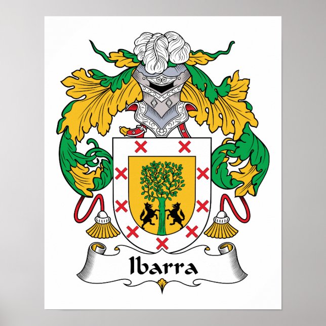 Póster Ibarra Family Crest (Frente)