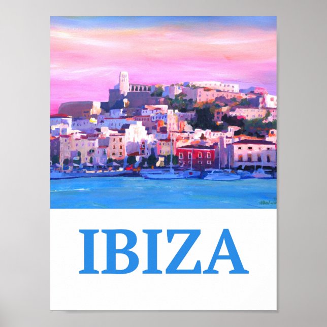 Póster Ibiza Eivissia Espanha (Frente)