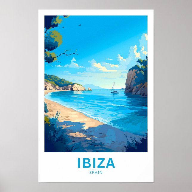 Poster Ibiza Espanha (Frente)