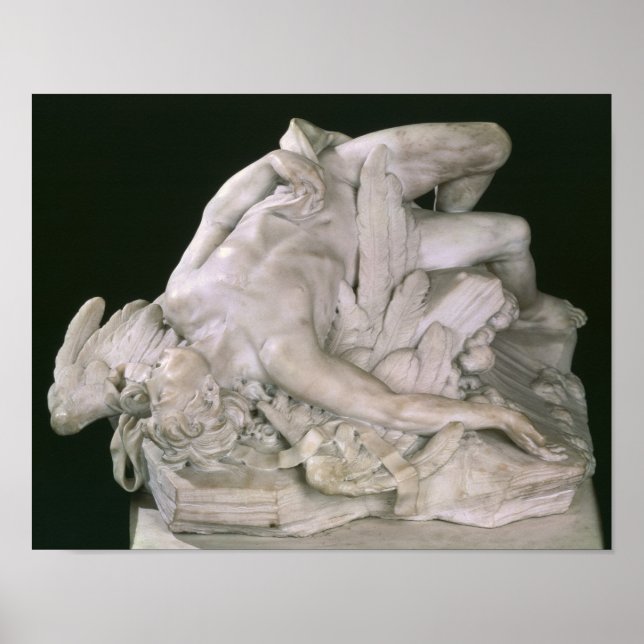 Póster Icarus Falling, 1743 (Frente)