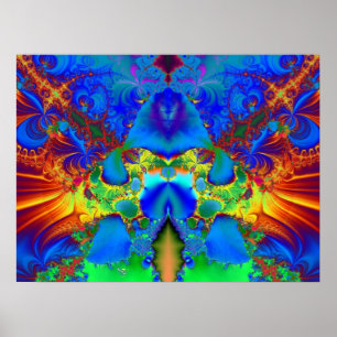 Póster Ice-18x24 ateado fogo