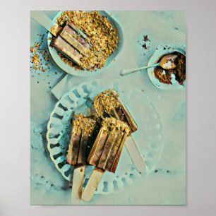 Poster Ice cream cake