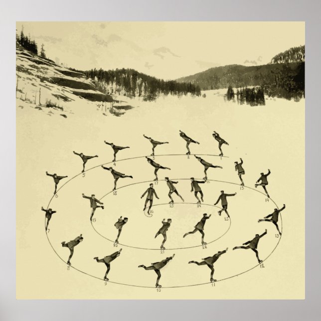 Póster Ice Skating (Frente)