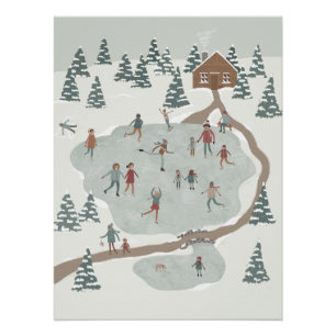 Póster Ice Skating Rink