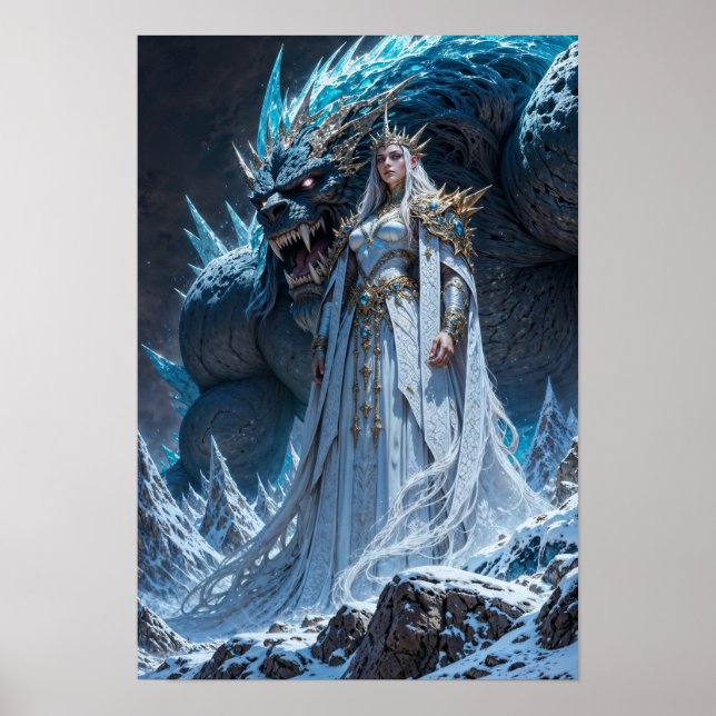 Poster Ice Sorcerer Power Wall Art (Frente)