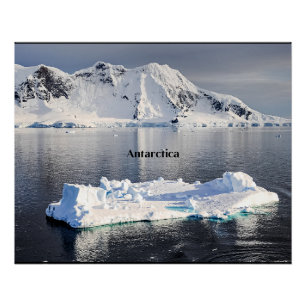 Póster iceberg Antártica