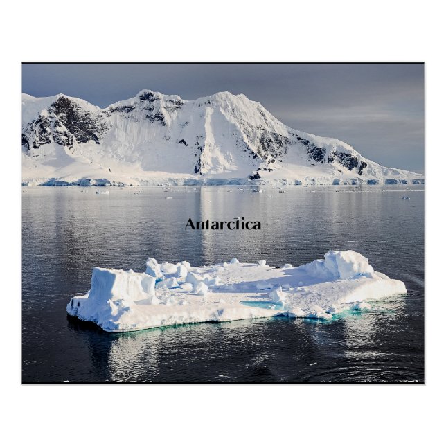 Póster iceberg Antártica (Frente)