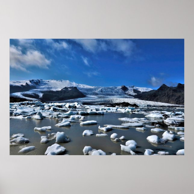 Poster Iceberg Lagoon (Frente)