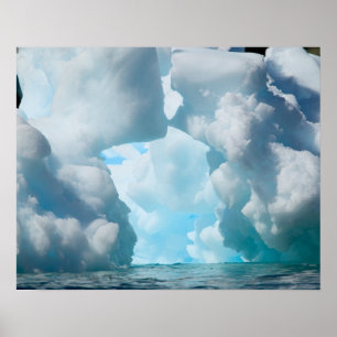 Póster Icebergs fora da ponta sul da América do Sul