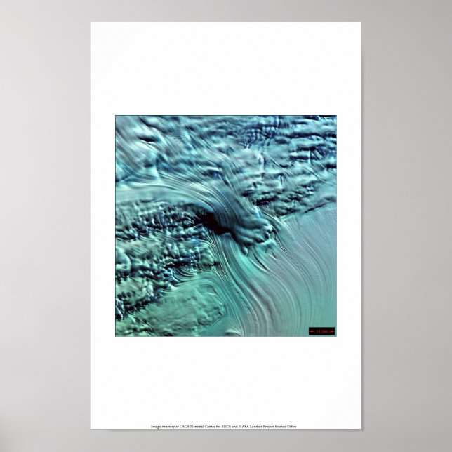 Póster Icefall, Lambert Glacier, Antártica (Frente)