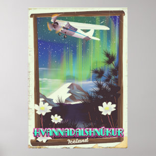 Poster iceland Hvannadalshnúkur