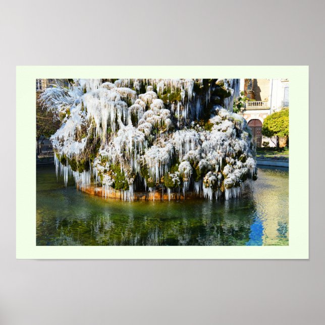 Poster Ícicles em Montpellier (Frente)