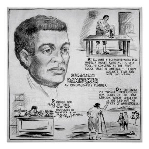 Póster Ícone da História Negra: Benjamin Banneker, Cienti