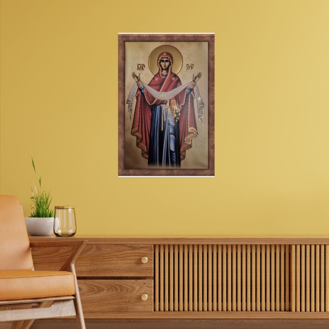 Poster Ícone da Virgem Maria (Sala de Estar 2)