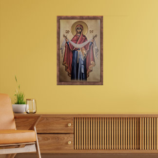 Poster Ícone da Virgem Maria