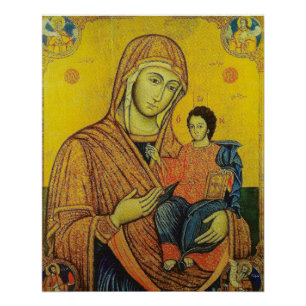 Póster Ícone da Virgem Maria Poster