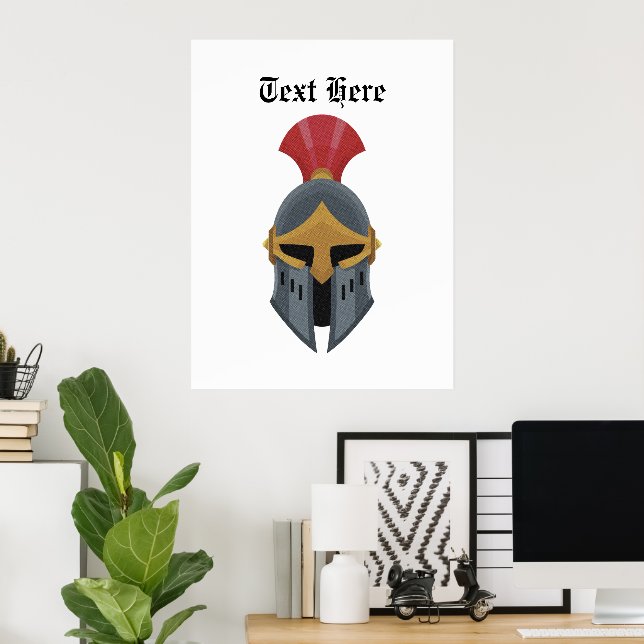 Poster Ícone de Guerreiro (Escritório em casa)