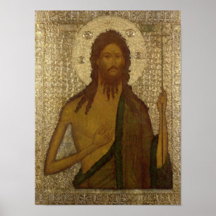 Póster Ícone de St John o precursor