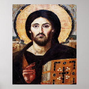 Póster Ícone do Pantocrator de Jesus Cristo