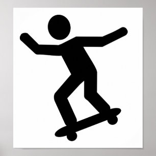 Póster Ícone do skater