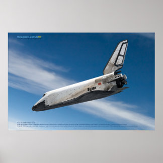Poster Ícone Espacial Soviético: Reentrada do Buran