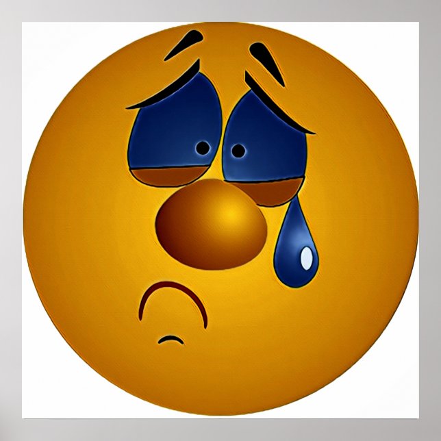 Poster ícone - Estou chorando - (Frente)