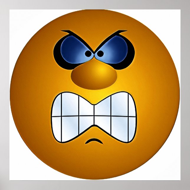 Poster ícone - estou muito irritado - (Frente)