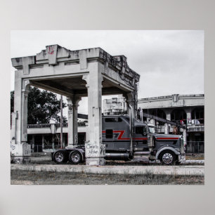 Poster Ícone Kenworth W900L Fleenor Bros.