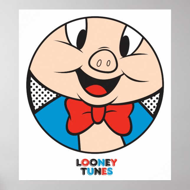 Poster Ícone Porky Dotty (Frente)