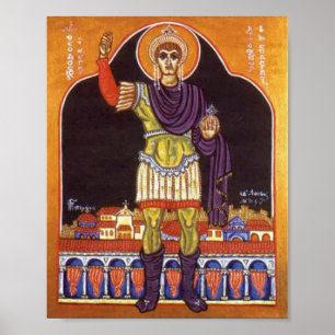 Poster Ícone PSS. Imp. Rom. Theodosii Magni