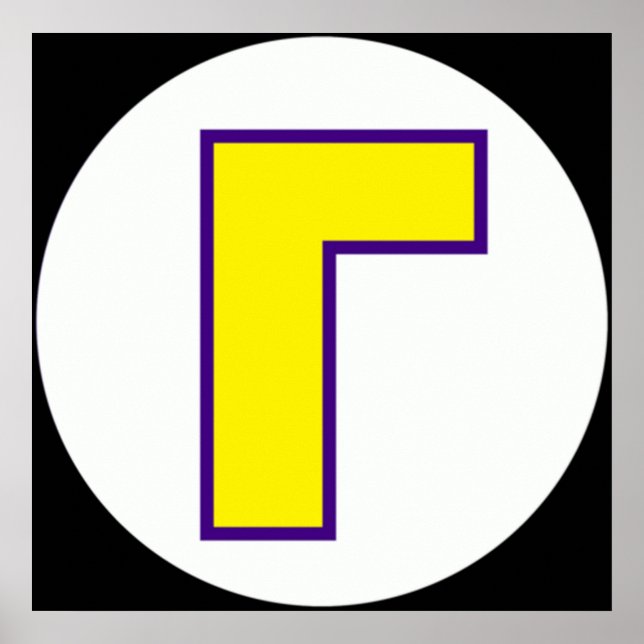 Poster Ícone Waluigi (Frente)