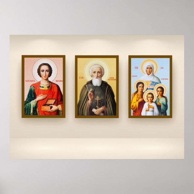 Póster Ícones (Frente)