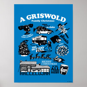 Poster Ícones e cotações das férias de Natal