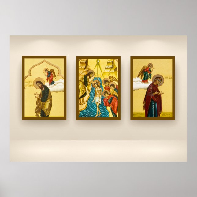 Póster Ícones russos (Frente)