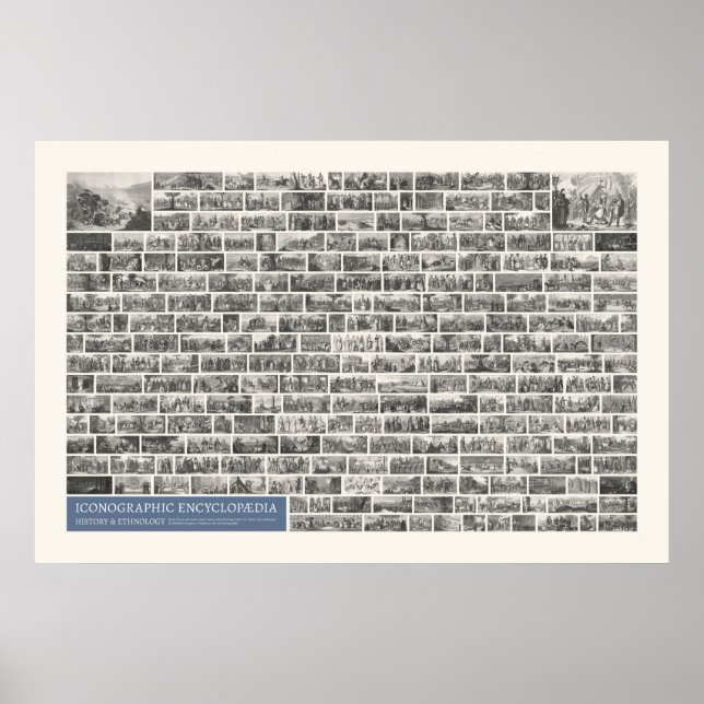 Poster Iconografia - Cenas de História e Etnologia (Frente)