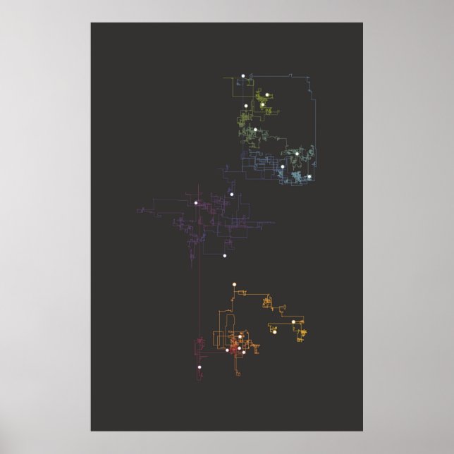 Poster Iconografia Data Art - Caminho (Frente)