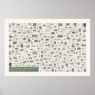 Poster Iconografia - figuras de arquitetura